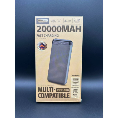 Power Bank Remax RPP-626 20000mAh (Сірий)