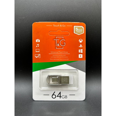 USB 64GB 2.0 T&G 104 USB+Type-C