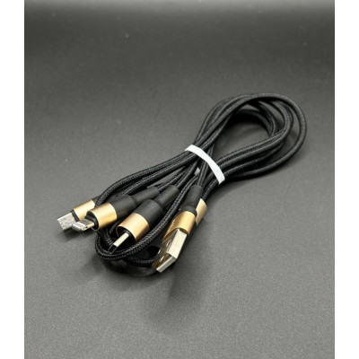 Кабель універсальний 3-in-1 Hoco X26 3.1A