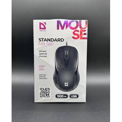 USB Миша Defender Standart MB-580 (дротова)