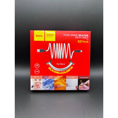 Кабель Micro Hoco X21+ Silicone