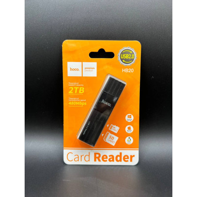 Card Reader Hoco HB20 Mindful 2in1 USB 2.0
