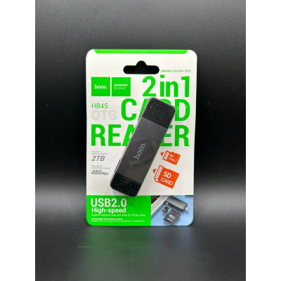 Card Reader Hoco HB45 Spirit 2-in-1 USB/Type-C 2.0