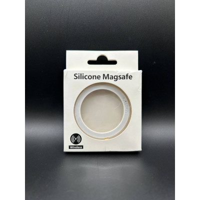 Самоклеючий силіконовий магніт MagSafe (Білий)