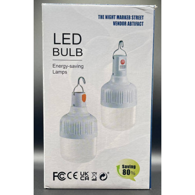 Лампа навісна LED AKL-01 з акумулятором або від power bank (95mm)