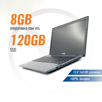 Ігровий ноутбук Terra Mobile 1548P (i3-4100M/ 8 GB/ 120 GB+500 GB HDD) б/в
