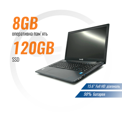 Ігровий ноутбук Terra Mobile 1548P (i3-4100M/ 8 GB/ 120 GB + 500 GB HDD) б/в