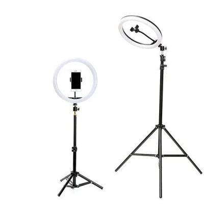 УЦІНКА Кільцева LED-лампа MJ26 RGB 26см з пультом на дроті