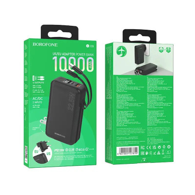 Power Bank Borofone BJ39 10000mAh PD20W+QC3.0 22.5W з кабелем