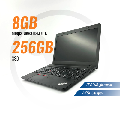 Ноутбук Lenovo ThinkPad E550 (i5-5200U/ 8 GB/ 256 GB + 500 GB HDD) б/в