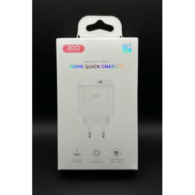 Мережевий адаптер XO L135 QC18W (Білий)																			