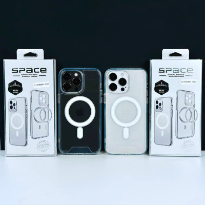 Силікон Transparent Space MagSafe Original IPhone 15 Pro Max 6.7