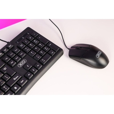 Клавіатура і Миша Набір XO KB-03 (Чорний) Клавіатура і Миша Набір XO KB-03 (Чорний)