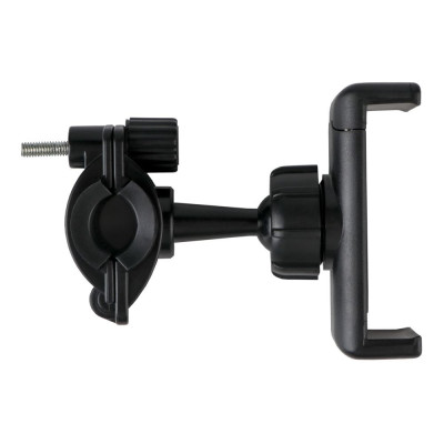 Затискач для телефону на трубу штатива різьбова стяжка (Чорний)																				