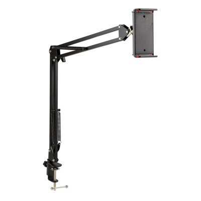 Штатив-Пантограф Пружний на Струбцині 2 Затискачі (Чорний)																				