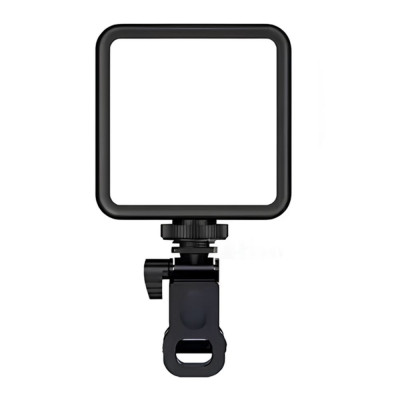 Cтудійна RGB LED лампа AY-83 на Прищіпці (Чорний)																				