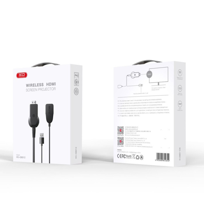 HDMI проектор XO GB012 бездротовий (Чорний)