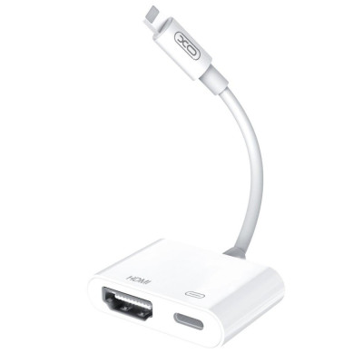 USB-HUB XO HUB005 Lightning to HDMI (Білий)
