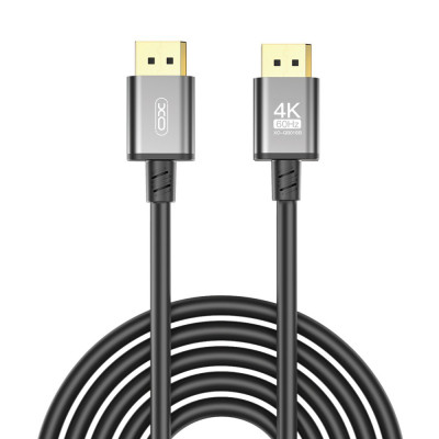 Кабель XO GB018B DP to DP (4K@60HZ) 5m (Сірий)