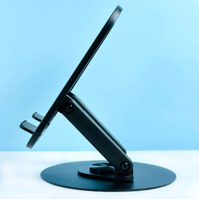 Тримач для планшета та ноутбука JEQANG JP-H628 360° (Чорний)