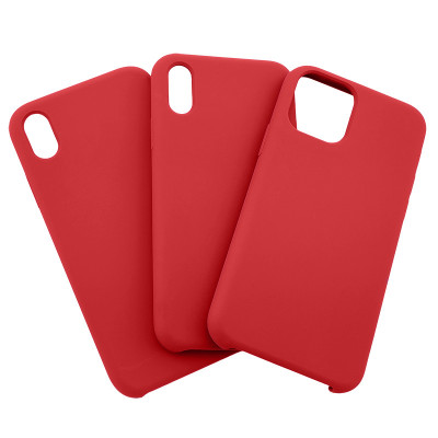 Накладка iPhone 11 Pro Max Soft touch Original Red (14) лого