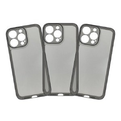 Накладка Силікон Space iPhone 16 темно-прозорий