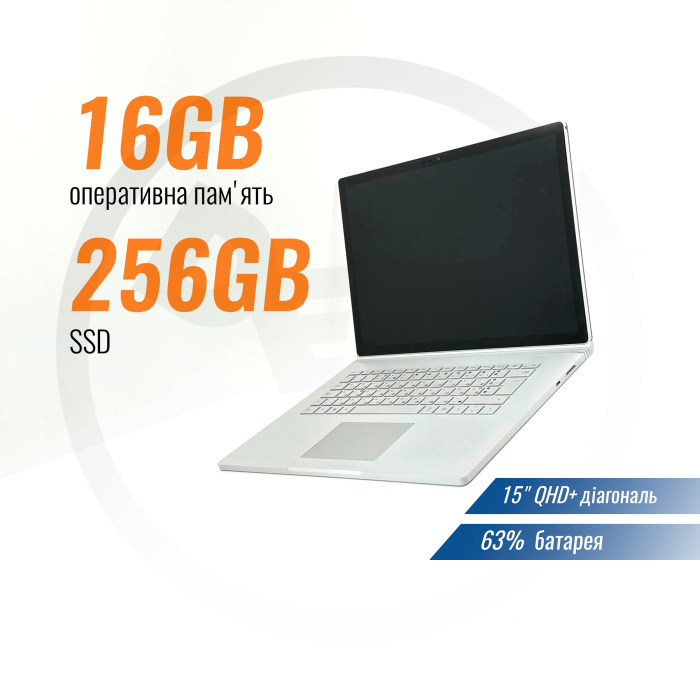 Ноутбук-трансформер Microsoft Surface Book 2 (i7-8650U/ 16 GB/ NVMe 256 GB) б/в
