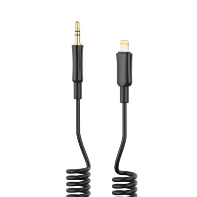 AUX XO NB-R255A Lightning to 3.5mm (Чорний)