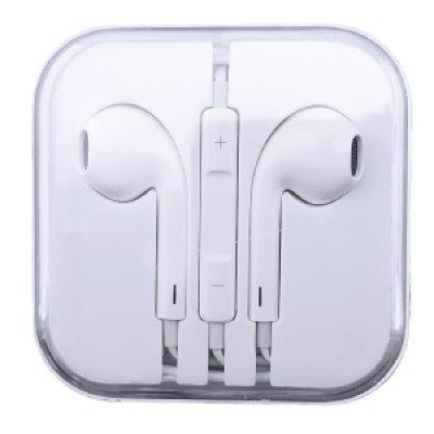 Навушники 3.5 Hoco M1 вкладиші білі 1,2м