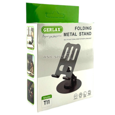 Підставка для телефону Gerlax T11 метал чорна