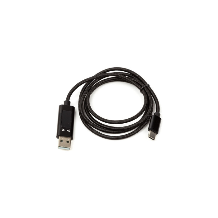 Дата кабель USB 2.0 AM to Type-C 1.0m display PowerPlant