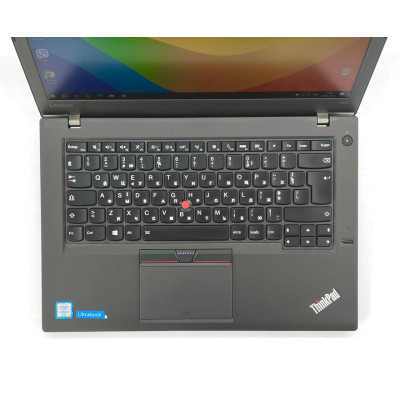 Ноутбук Lenovo ThinkPad T460 14" Intel Core i5 2.7 GHz 8 GB DDR3 256 GB SSD + ОС Windows 10 + АКБ + ЗП Б/В