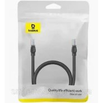 Кабель мережевий патч-корд Baseus RJ45 Gigabit 1m (Чорний)