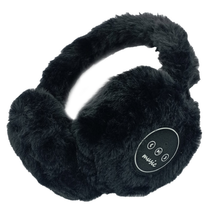 Навушники Hands Free Bluetooth пухнасті чорний