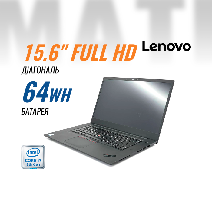 Ноутбук Lenovo ThinkPad P1 Gen 2 (i7-9750H/ 16 GB/ NVMe 512 GB) б/в Ноутбук Lenovo ThinkPad P1 Gen 2 (i7-9750H/ 16 GB/ NVMe 512 GB) б/в
