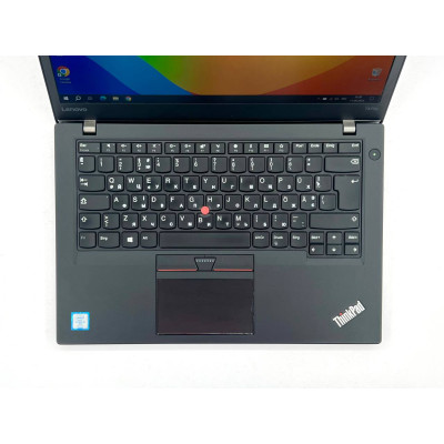 Ноутбук Lenovo ThinkPad T470s 14" Intel Core i5 3.4 GHz 8GB DDR4 128 GB SSD + ОС Windows 10 + АКБ + ЗП Б/В