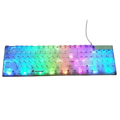 Клавіатура ігрова дротова з RGB підсвічуванням Yelandar AN-T20