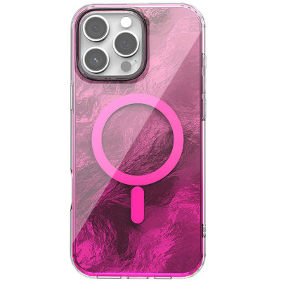Чохол TPU Shiny Mountain (MagFit) для Apple iPhone 16e (Pink)