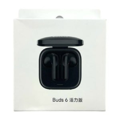 Bluetooth Air Pods Xiaomi Redmi Buds 6 Active TWS/BT5.4/вкладиші чорні (BHR8396GL)