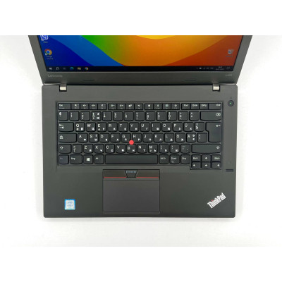 Ноутбук Lenovo ThinkPad L470 14" Intel Core i5 2.7 GHz 8GB DDR4 240 GB SSD + ОС Windows 10 + АКБ + ЗП Б/В