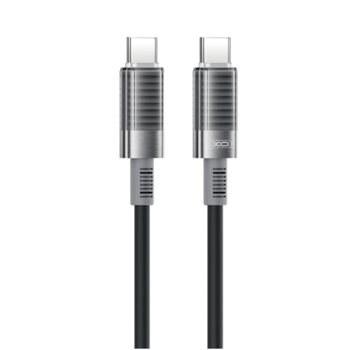 Кабель Type-C to Type-C XO NB-Q282B 60W 1m (Чорний) Кабель Type-C to Type-C XO NB-Q282B 60W 1m (Чорний)