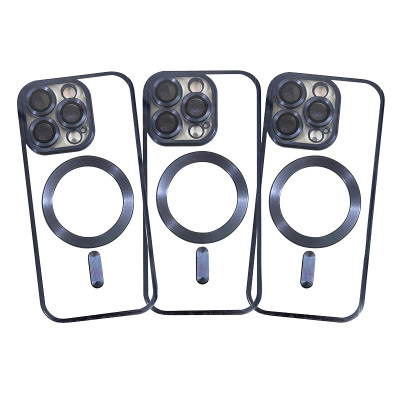 Накладка MagSafe MATTE Full Camera iPhone 16 E (Blue)