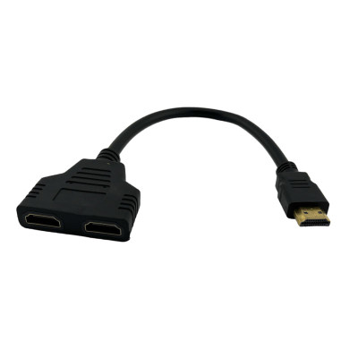 Адаптер Hdmi to 2*HDMI (сплітер) чорний 0,3м