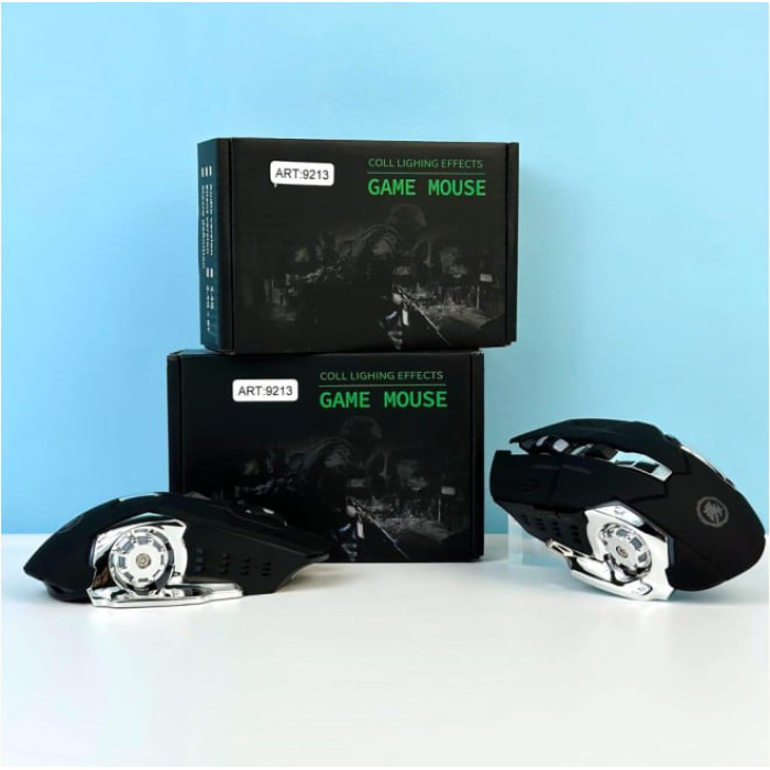 Мишка ігрова T2 бездротова з RGB підсвічуванням (Чорний) Мишка ігрова T2 бездротова з RGB підсвічуванням (Чорний)