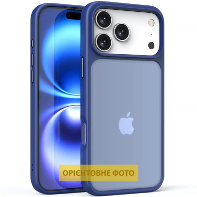 TPU чохол Metal Buttons  iPhone 17 (Синій)