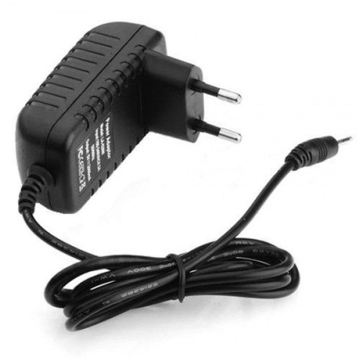 Мережевий зарядний пристрій 5V 3A (розєм 2.5*0.7 мм) (Чорний)