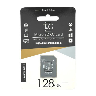 Карта памяті Micro SD 128GB (+adapter) UHS-3