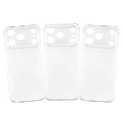 Силікон для iPhone 17 Pro прозорий Протиударний