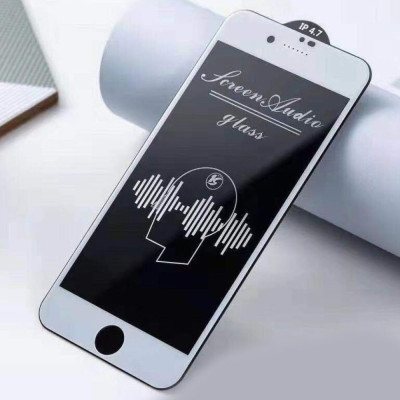 Звичайне прозоре скло біле iPhone 7+/8+