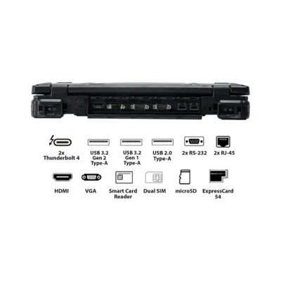 Ноутбук Durabook Z14 Basic | 14" | Intel Core i5 1135G7 (2.4 - 4.2 ГГц) | 16 ГБ | 1 ТБ | Intel Iris Xe Graphics